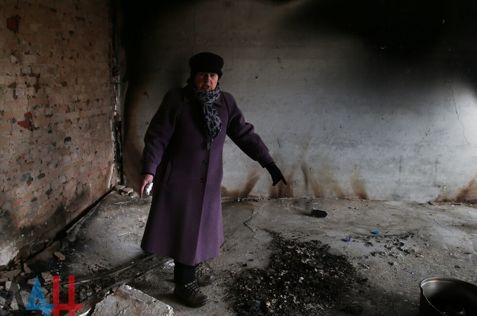 Фото: послевоенный Дебальцево, февраль-март 2015 года, архив.