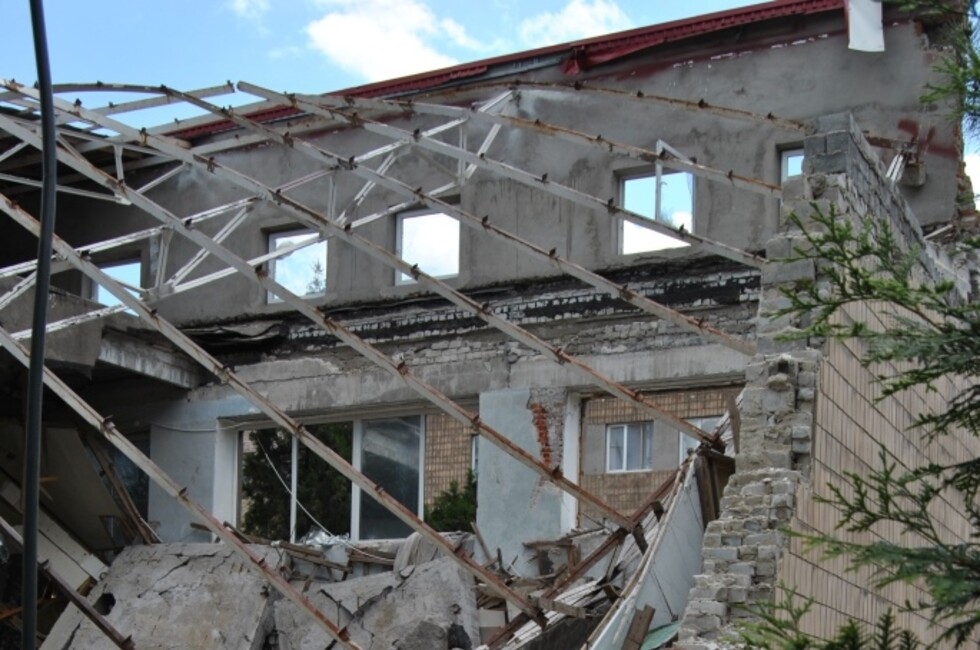 Донецкий краеведческий музей после обстрелов