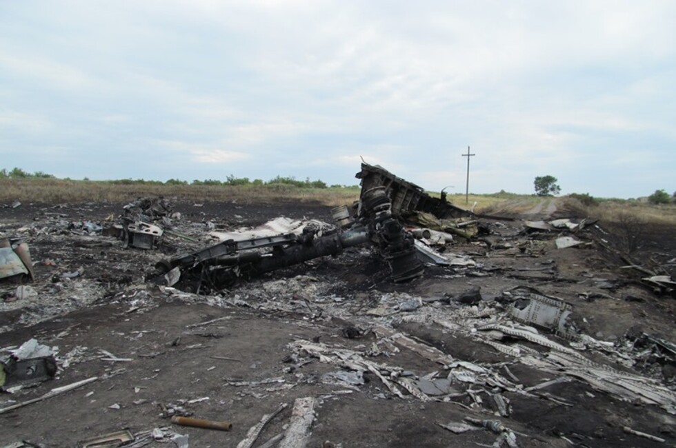 Фото: Обломки "Боинга", 2015 год, архив