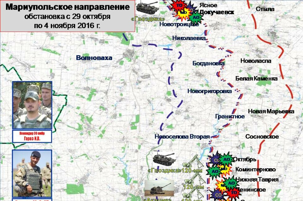 Графика: Оперативное командование ДНР