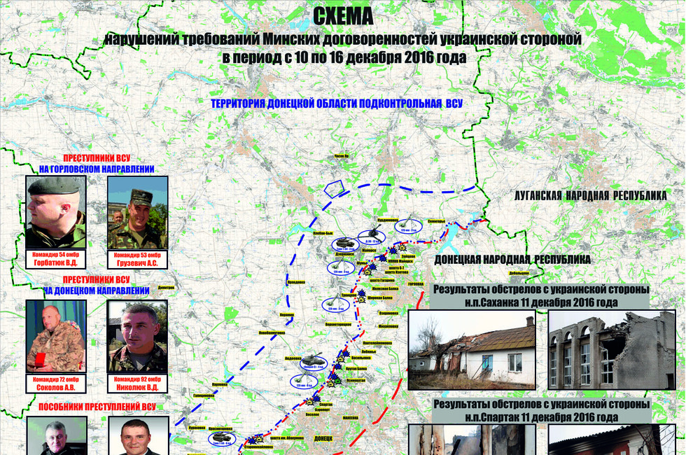 Графика: Оперативное командование ДНР