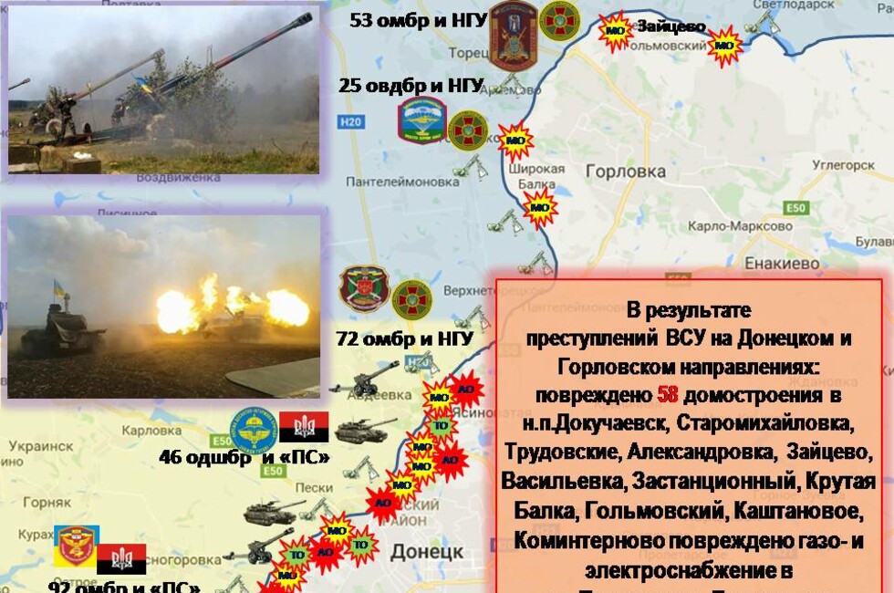 Слайд: Оперативное командование ДНР