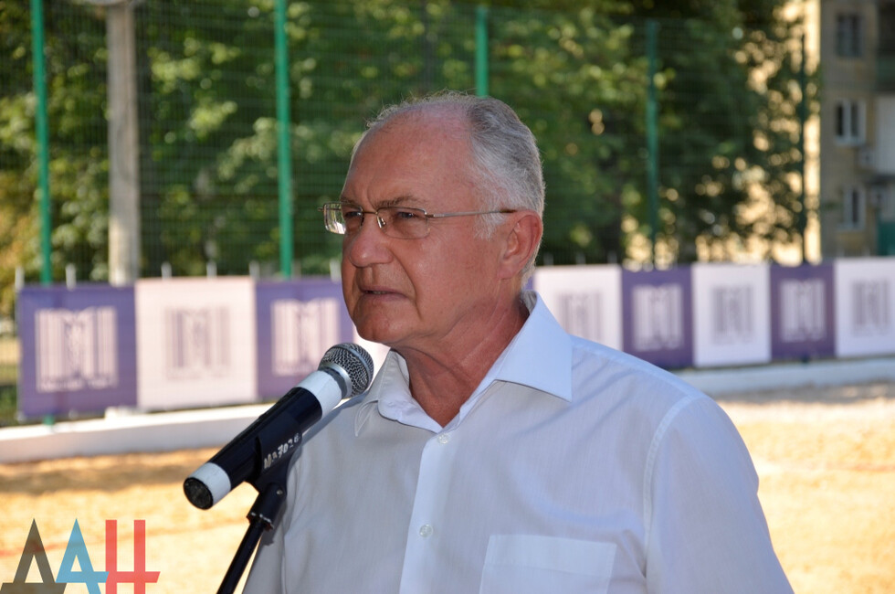 Открытие спортивной площадки для пляжных видов спорта в Макеевке