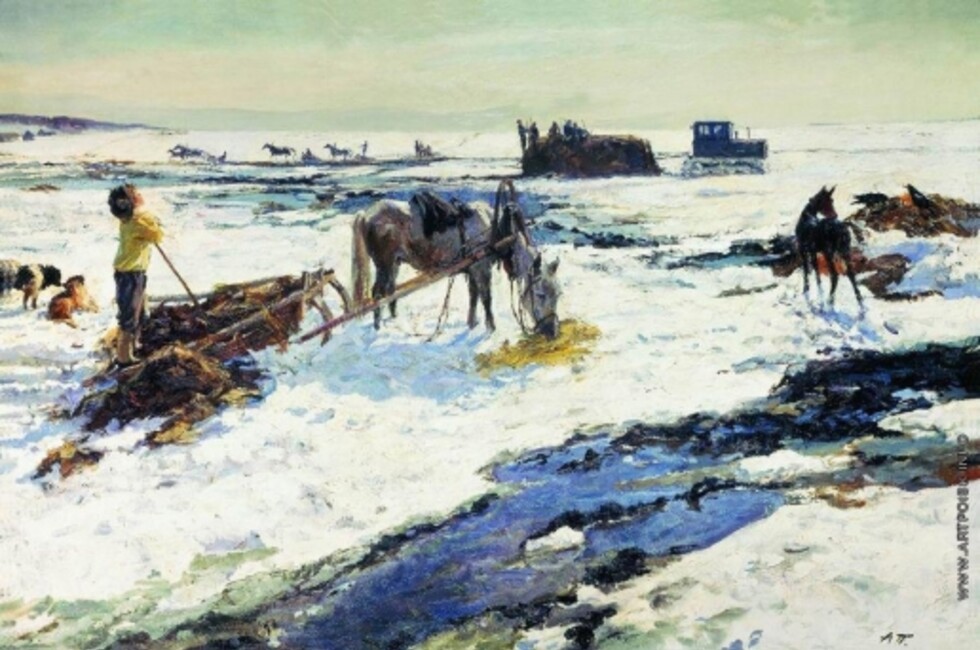 Аркадий Пластов «Деревенский март»