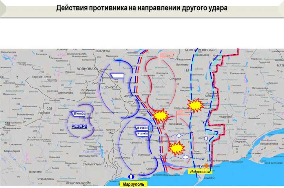 Графика: оперативное командование ДНР.