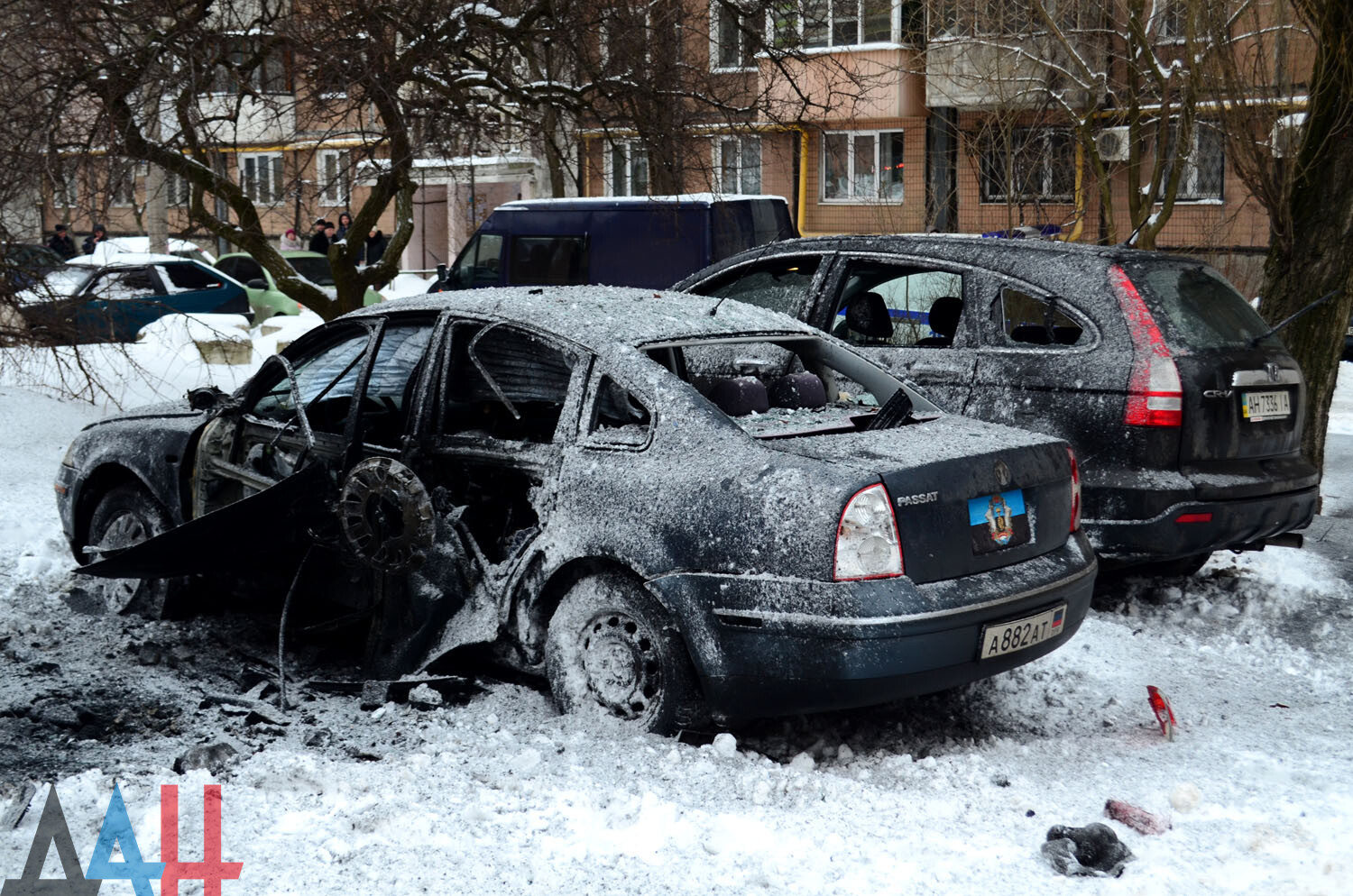 Донецк автомобильный. Взорвали автомобиль в Донецке.