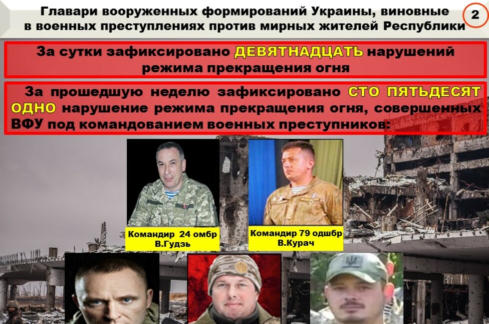 Графика: Оперативное командование ДНР