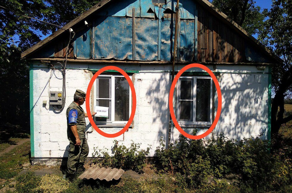 Фото: Представительство ДНР в Совместном центре по контролю и координации режима прекращения огня, село Октябрь, 12 августа