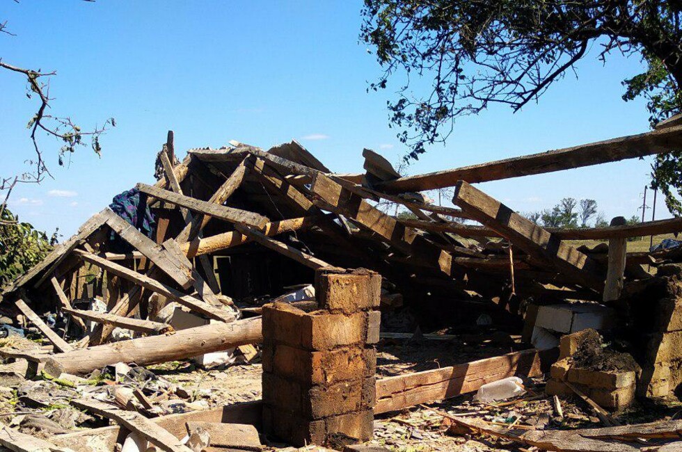 Фото: Представительство ДНР в Совместном центре по контролю и координации режима прекращения огня, село Октябрь, 12 августа