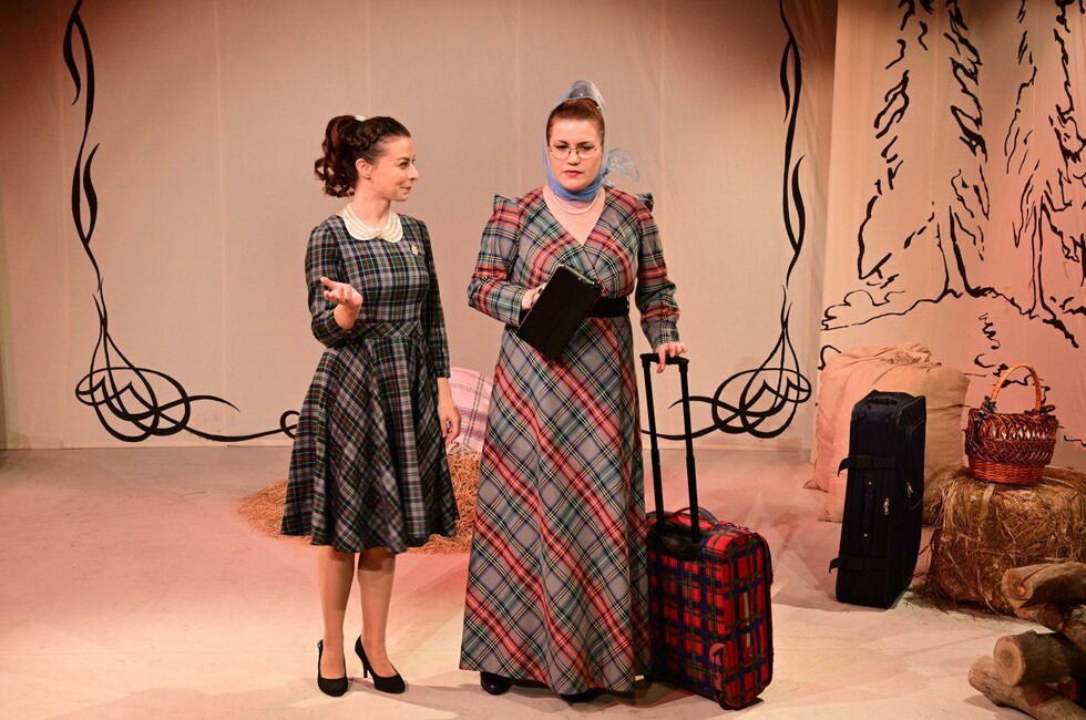 Фрагмент из постановки "Барышня-крестьянка"