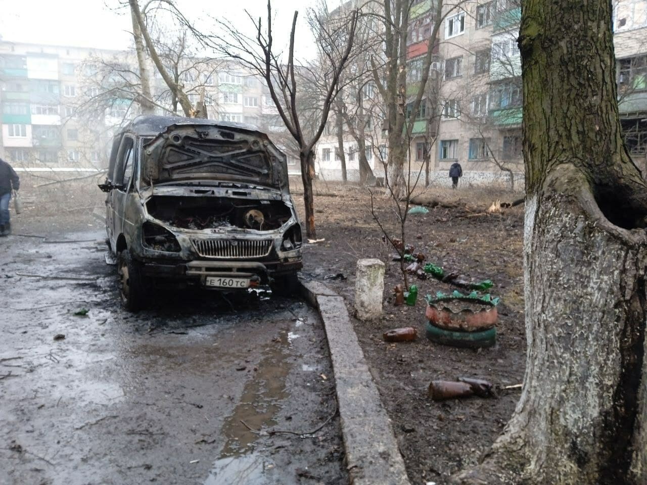 Экстренные службы и глава района попали под обстрел в Горловке (ФОТО) -  Общество - ДАН