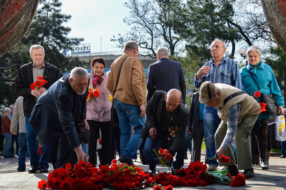 Фото Алексея Кулемзина, главы администрации Донецка