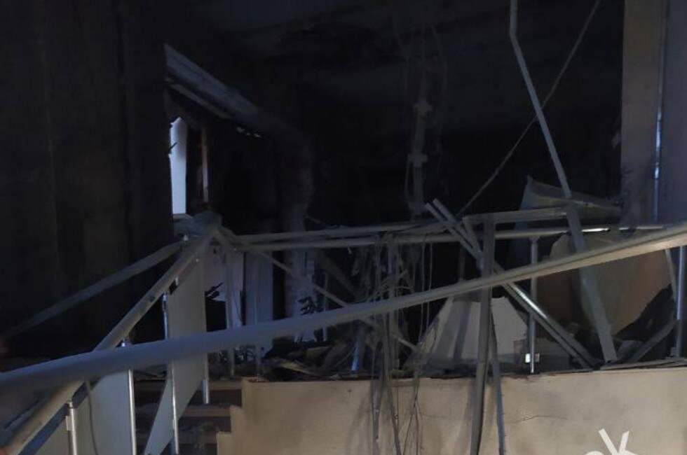 Последствия обстрела здания Центра славянской культуры