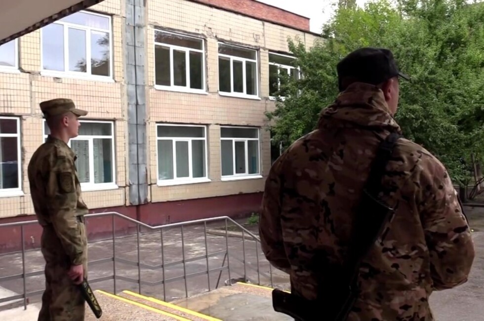 Фрагмент видеозаписи МВД ДНР