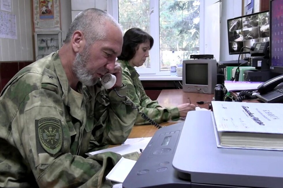 Фрагмент видеозаписи МВД ДНР