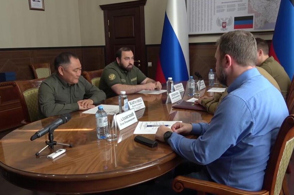 Фрагмент видеозаписи из ТГ-канала Дениса Пушилина