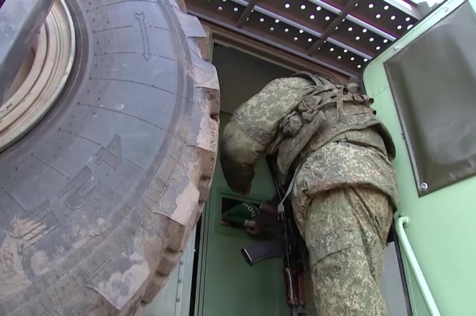 Кадр из видео Минобороны РФ