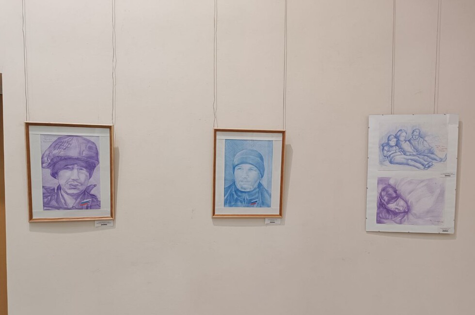 Арт-Донбасс представил портреты бойцов СВО, созданные юной художницей из освобожденного села - Культура