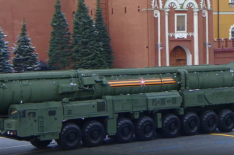 Скриншот трансляции Парада Победы