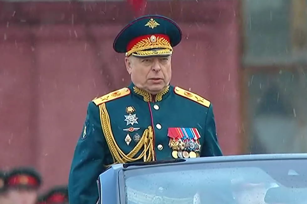 Скриншот трансляции Парада Победы