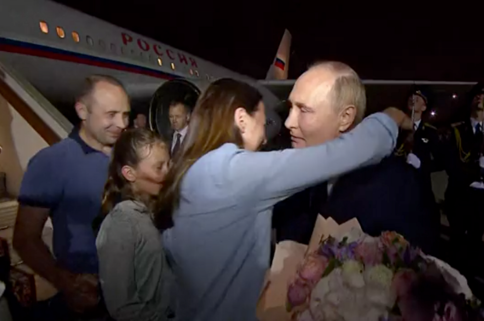 Скриншот видеозаписи Администрации Президента России