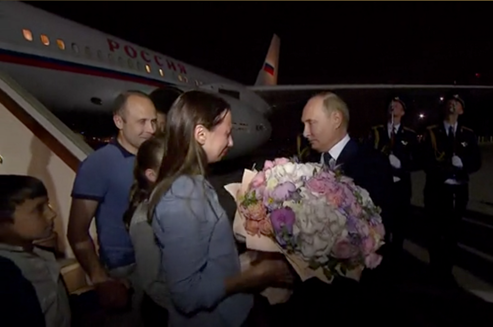 Скриншот видеозаписи Администрации Президента России