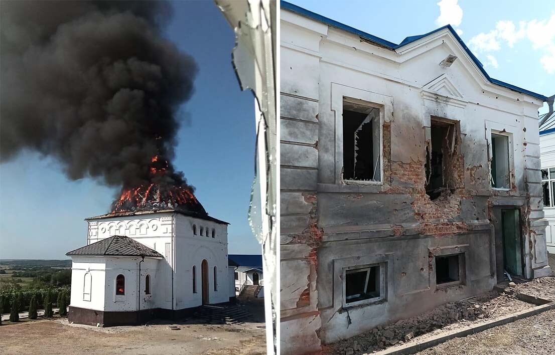 Обстрел горнальского монастыря. Обстрел горнальского монастыря