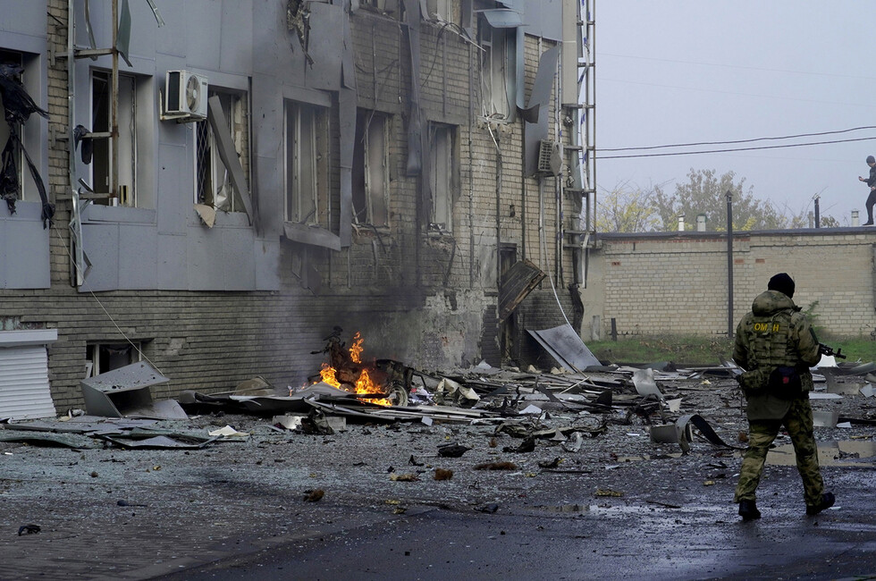 На месте теракта в Мелитополе, 2022 год. Фото предоставлено Сергеем Венявским