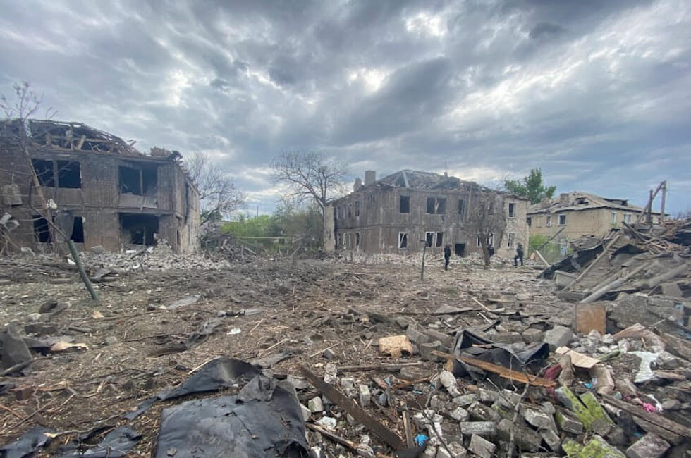 Последствия боев в Дзержинске. Фото: Wikipedia.org/CC BY 4.0