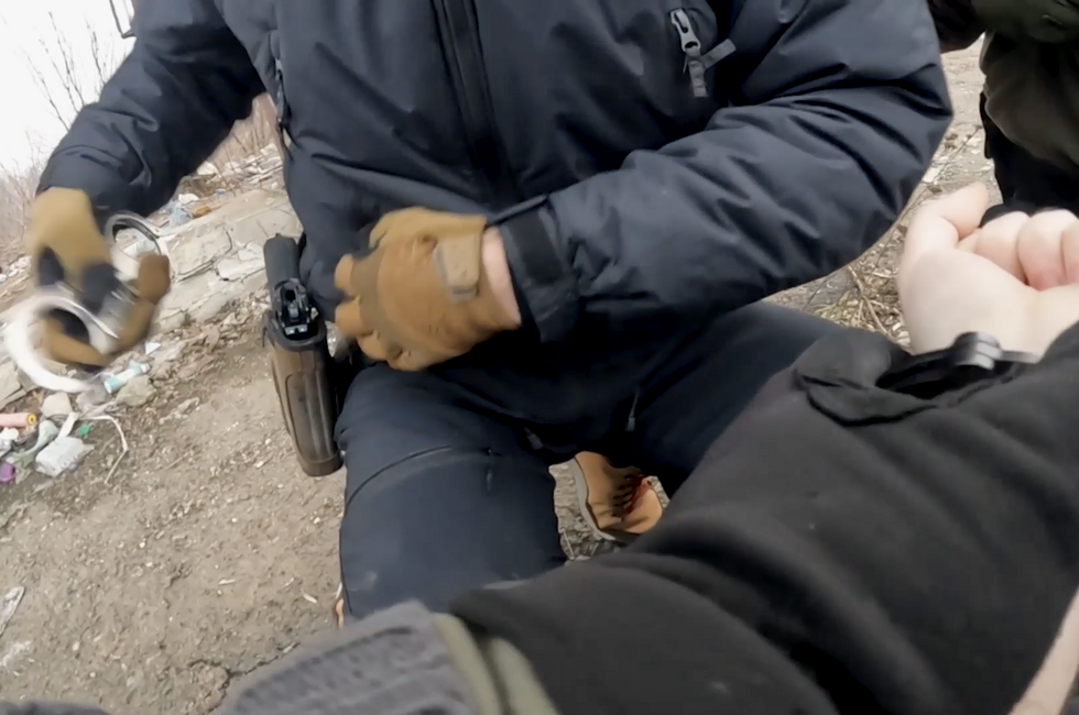 Скриншот видео УФСБ России по ДНР