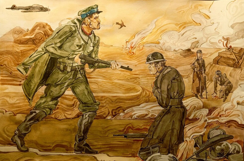 Иллюстрация: Официальный сайт конкурса "Рисуем Победу"