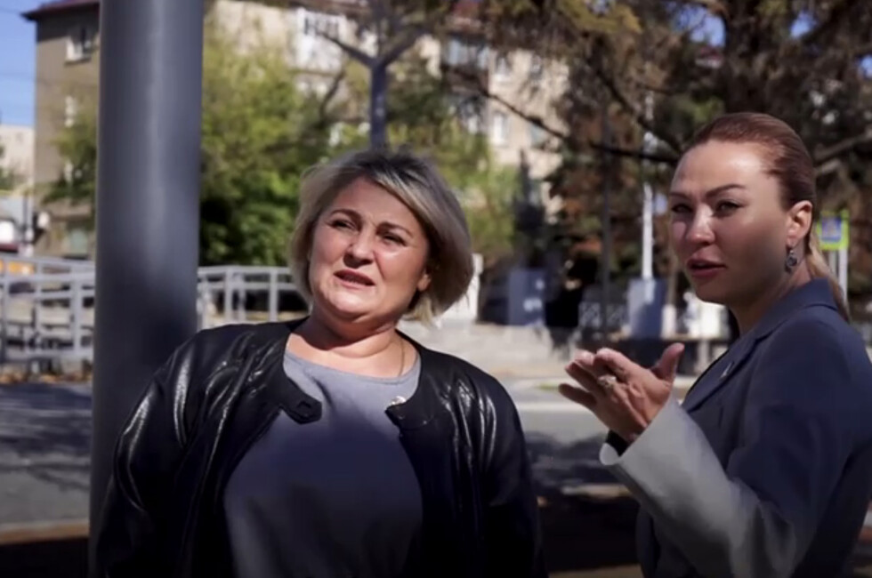 Скриншот видеосюжета в официальном ТГ-канале Натальи Никоноровой