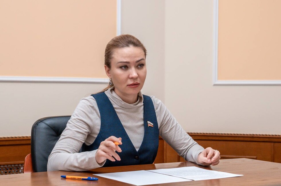 Скриншот видеосюжета в официальном ТГ-канале Натальи Никоноровой