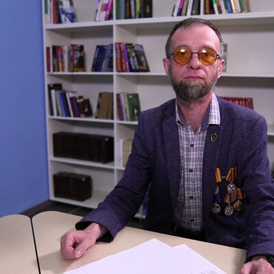 член Союза писателей ДНР, ветеран СВО Иван Ревяков